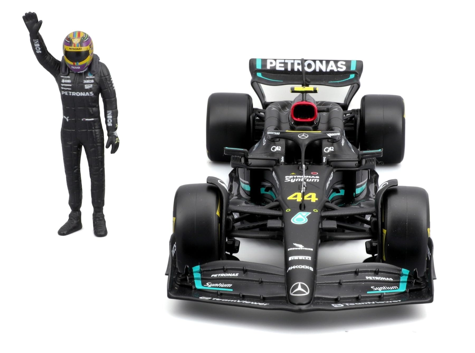 Bburago - 1/24 Scale Model Compatible With Mercedes-AMG Petronas