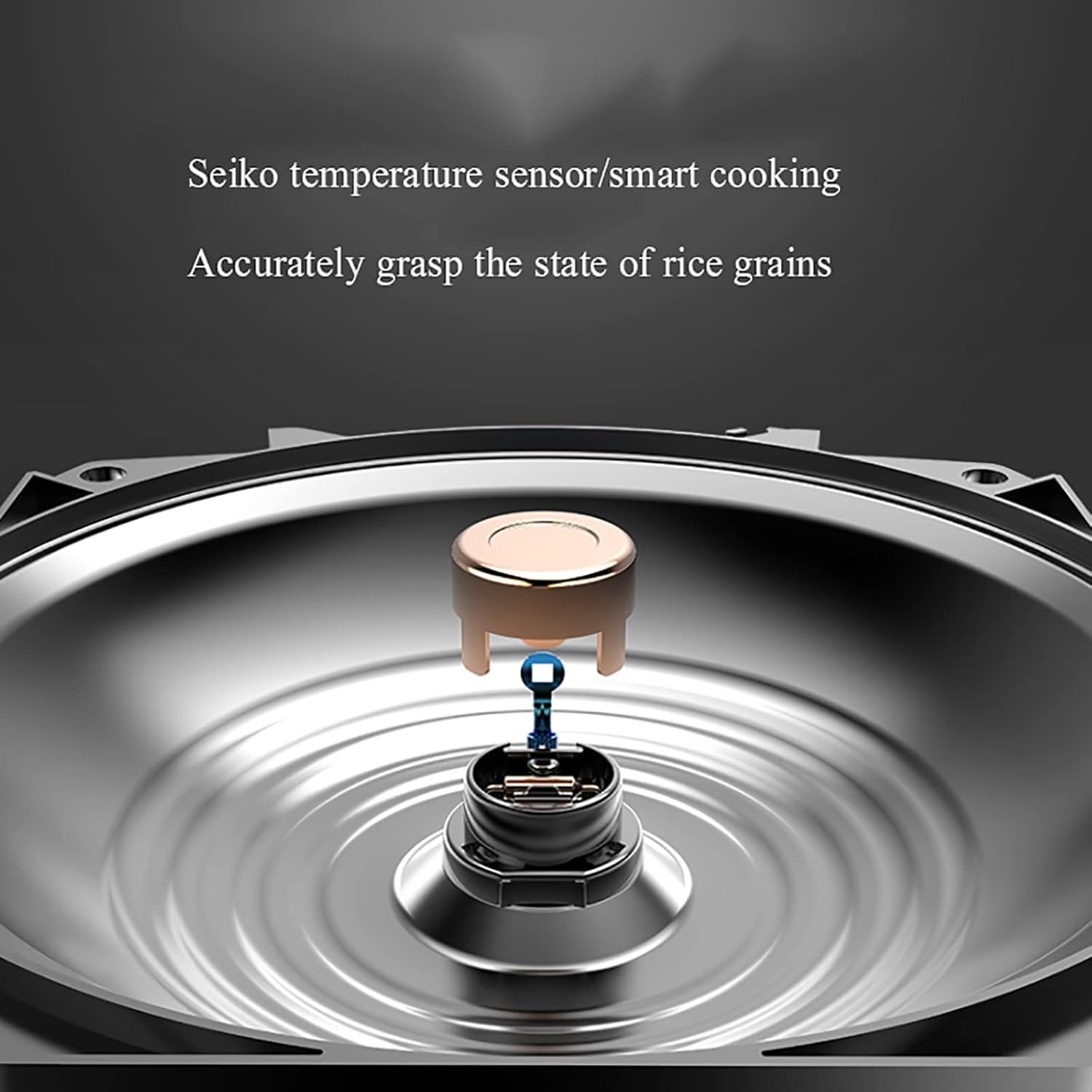 Rice Cooker (3L) Household Multi-function Rice Cooker, Thicken Non-stick Liner,24H Reservation and Heat Preservation, for 1-4 People 220-240V US/EU(B)