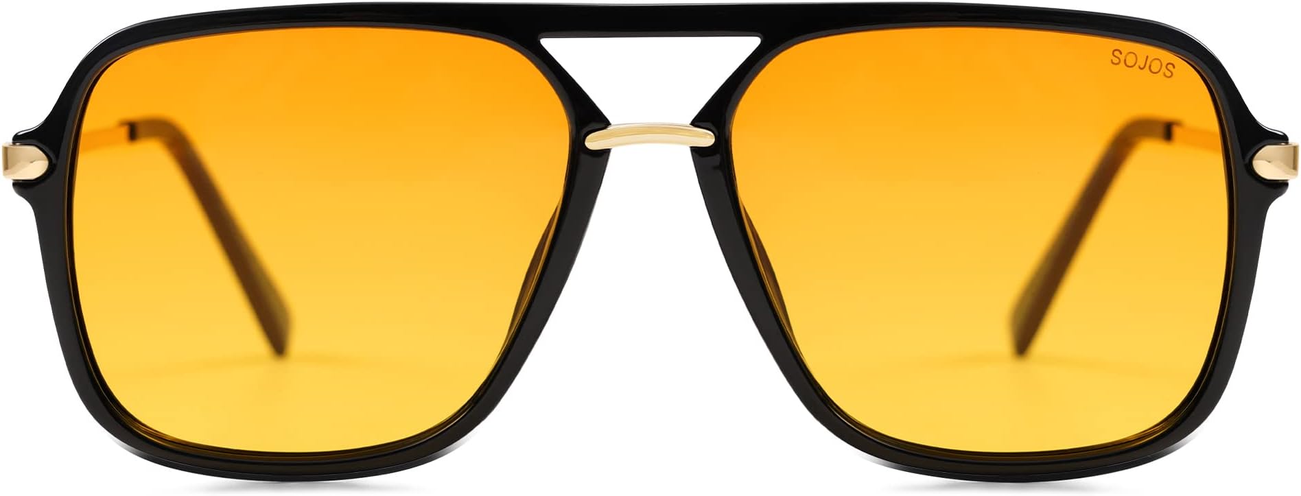 Sunglasses for Women & Men, Square, Retro, Polarized Lens, Trendy Aviator, 90s Shades