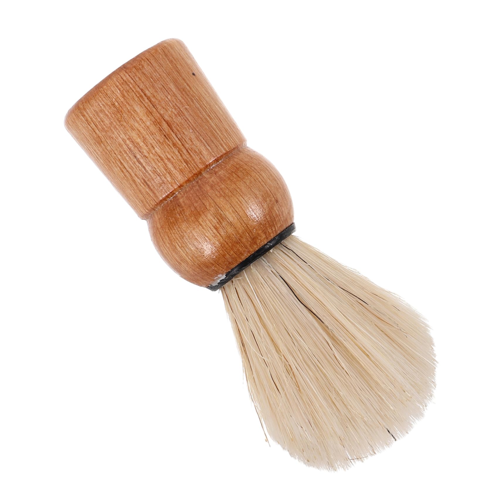 COLLBATH Wooden Beard Brush Boar Bristle Shaving Brush for Men Facial Grooming Easy to Clean