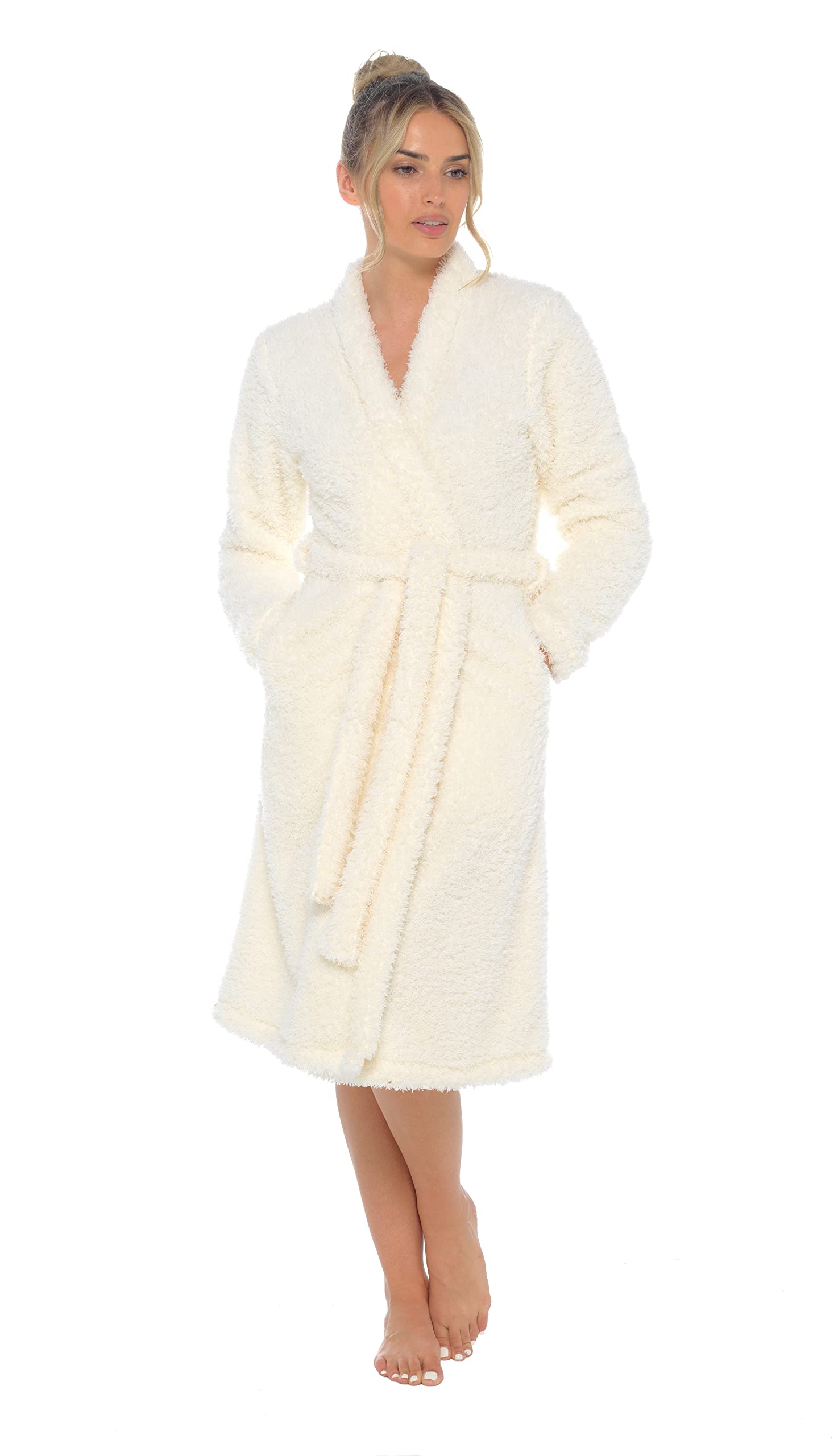 Womens Luxury Teddy Bear Fleece Long Cardigan Robe Ladies Dressing | Desertcart BAHRAIN Womens Luxury Teddy Bear Fleece Long Cardigan Robe Ladies Dressing | Desertcart BAHRAIN