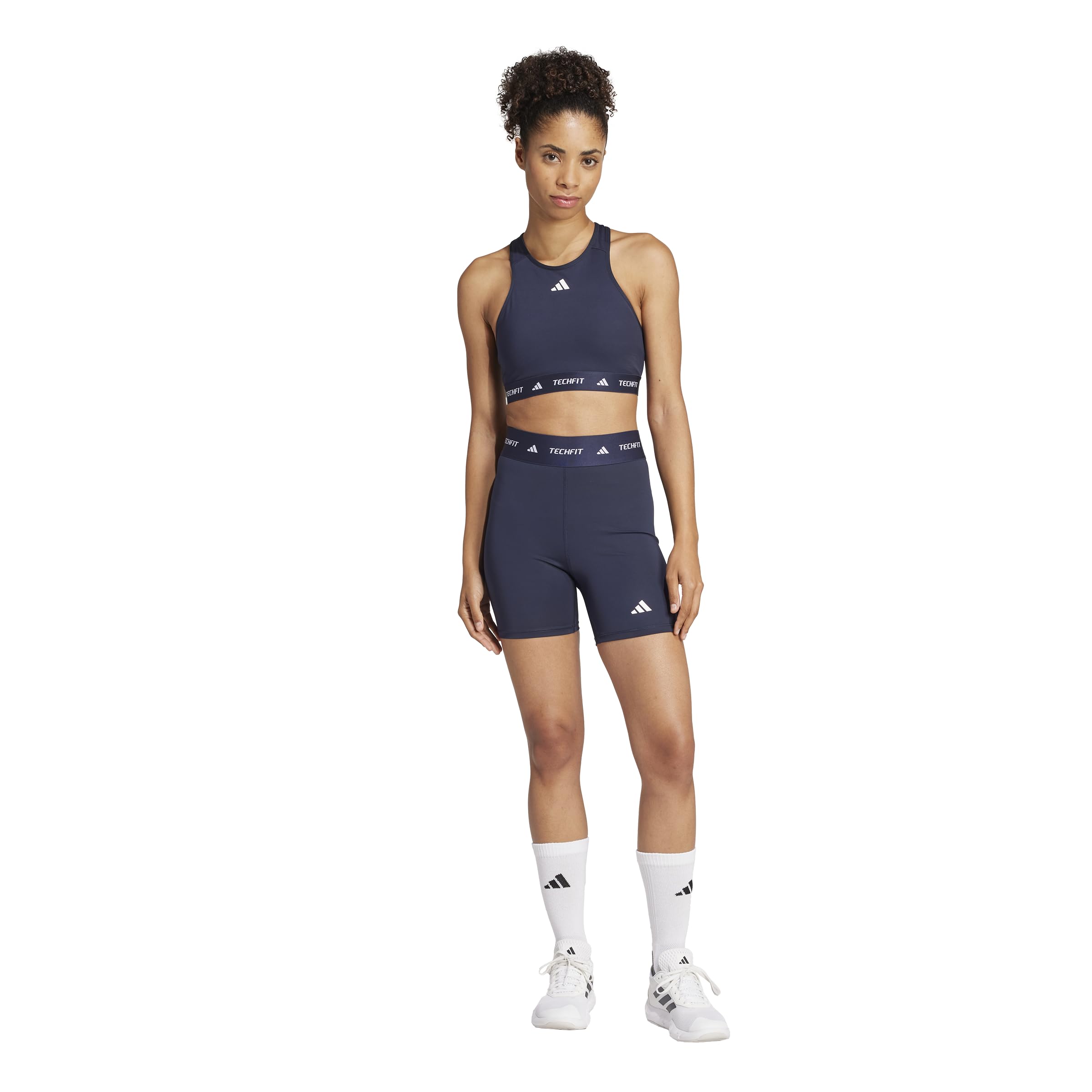Adidas Mujer Techfit Short Leggings