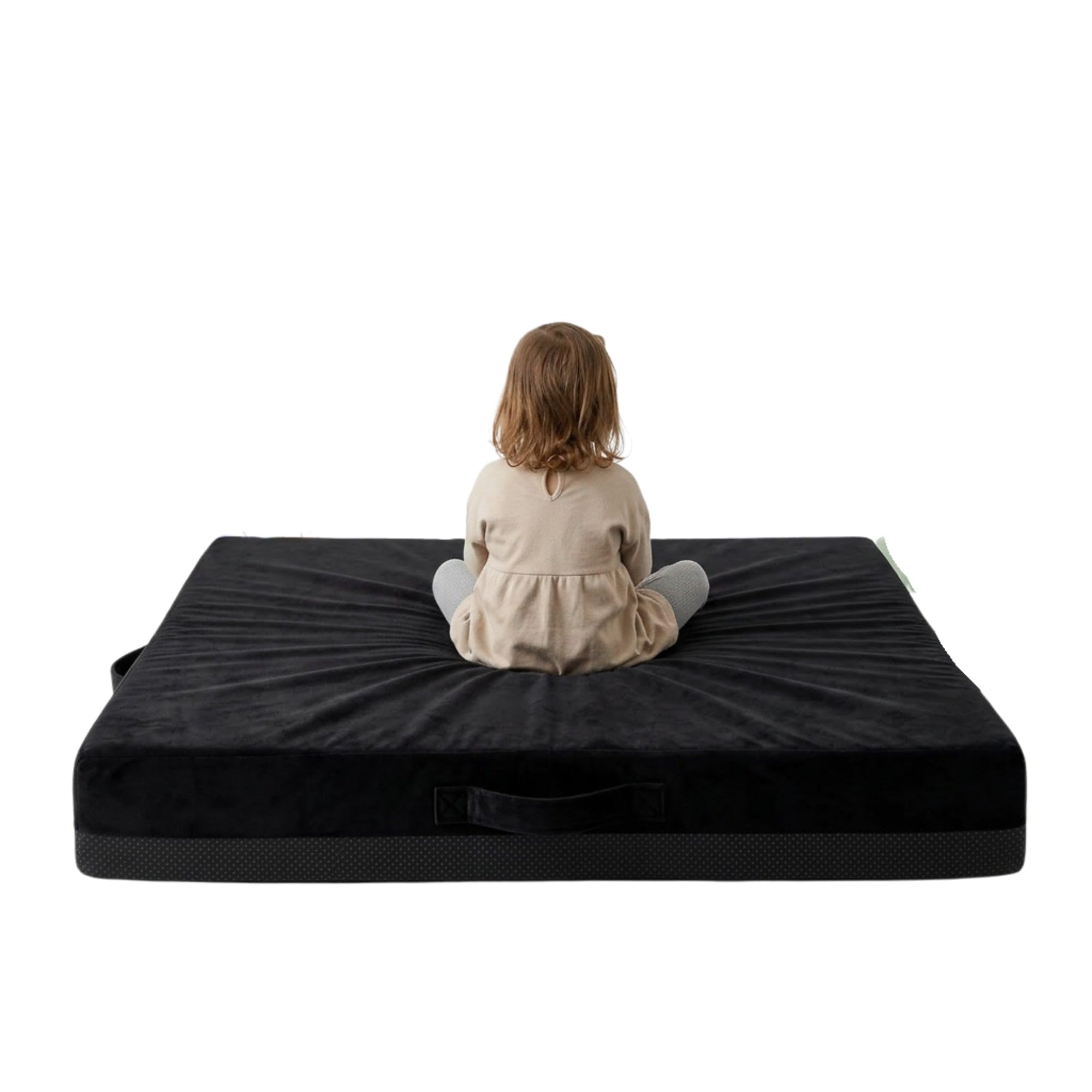 Kosiproducts Sensory Gymnastics Crash Pad, Non Slip 10cm [Black, Wide-Lge]