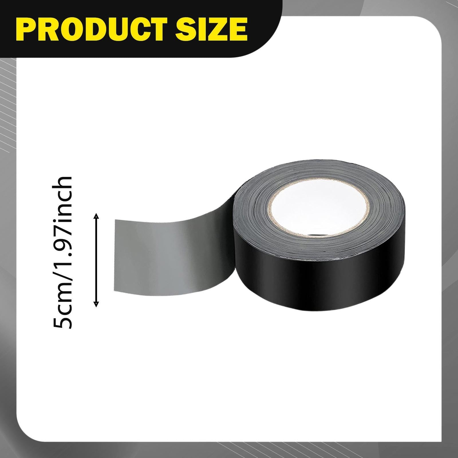 Nastro Adesivo Impermeabile per Travetti, Nastro Butilico Provo, Nastro Sigillante Autoadesivo Resistente Alle Intemperie, Nastro di Riparazione, 50mm