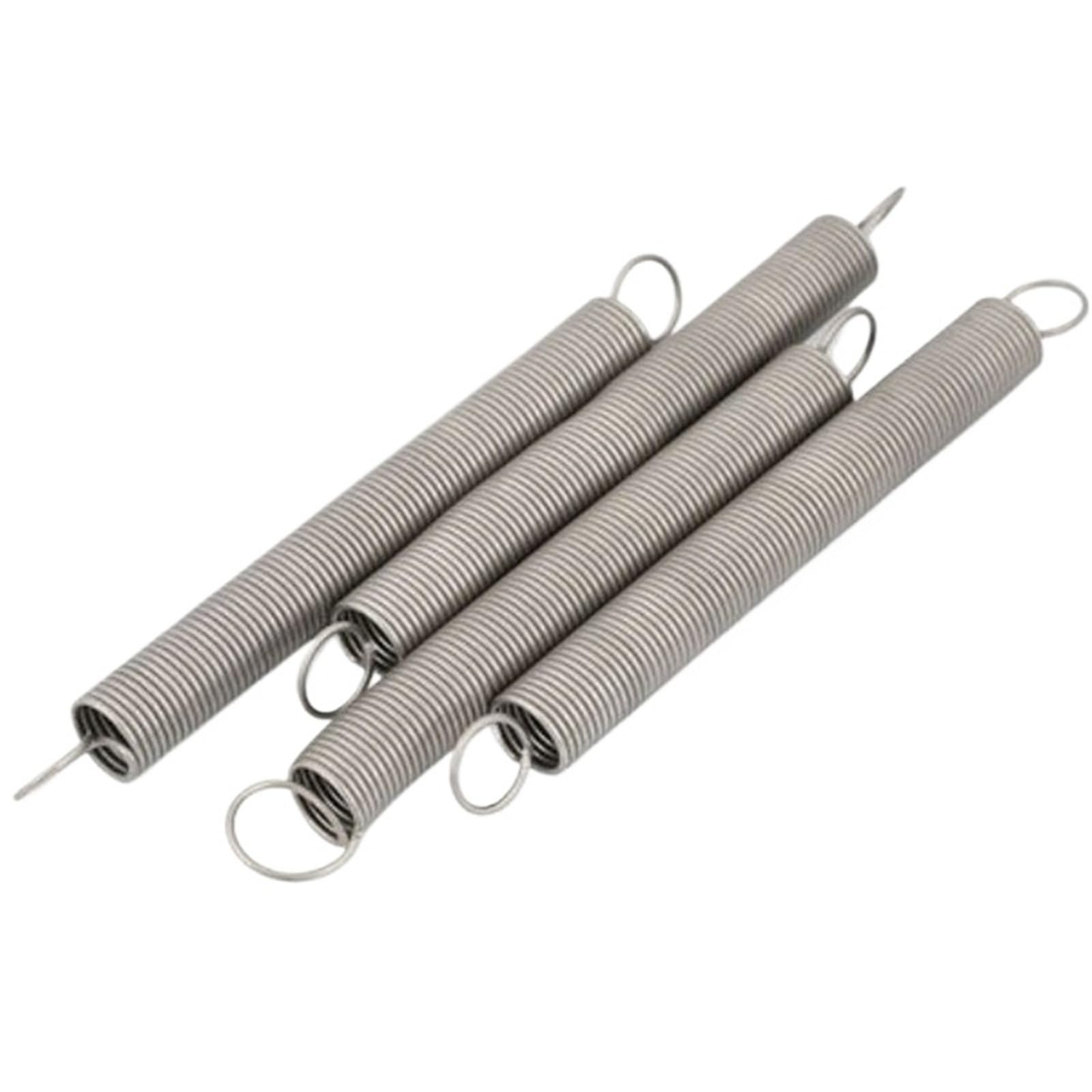 Doppelhaken-Zugfeder, 0,7 mm Drahtdurchmesser, 5–6 Außendurchmesser, 15–50 Länge, Verlängerungsfedern, 5 Stück(50mm)