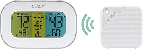 Miniatura 2 de La Crosse Technology Estación de temperatura inalámbrica 308-148 con LCD tricolor