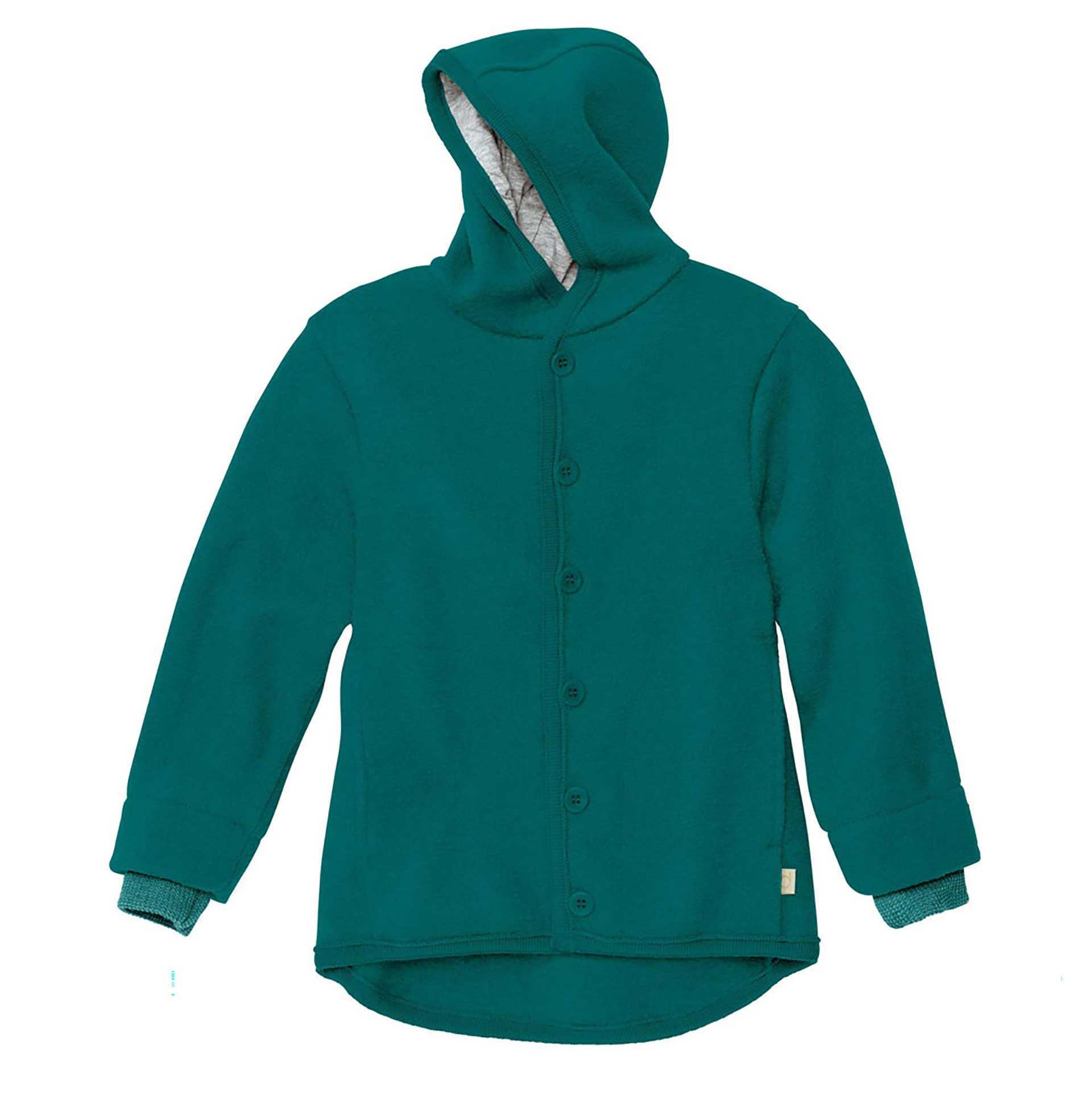 Disana Unisex Infant Pacific Walk Jacket, 100% Organic Merino Wool Gots, Ivn Best | With Hood | Baby Toddler Child | Made In Germany, 86-92