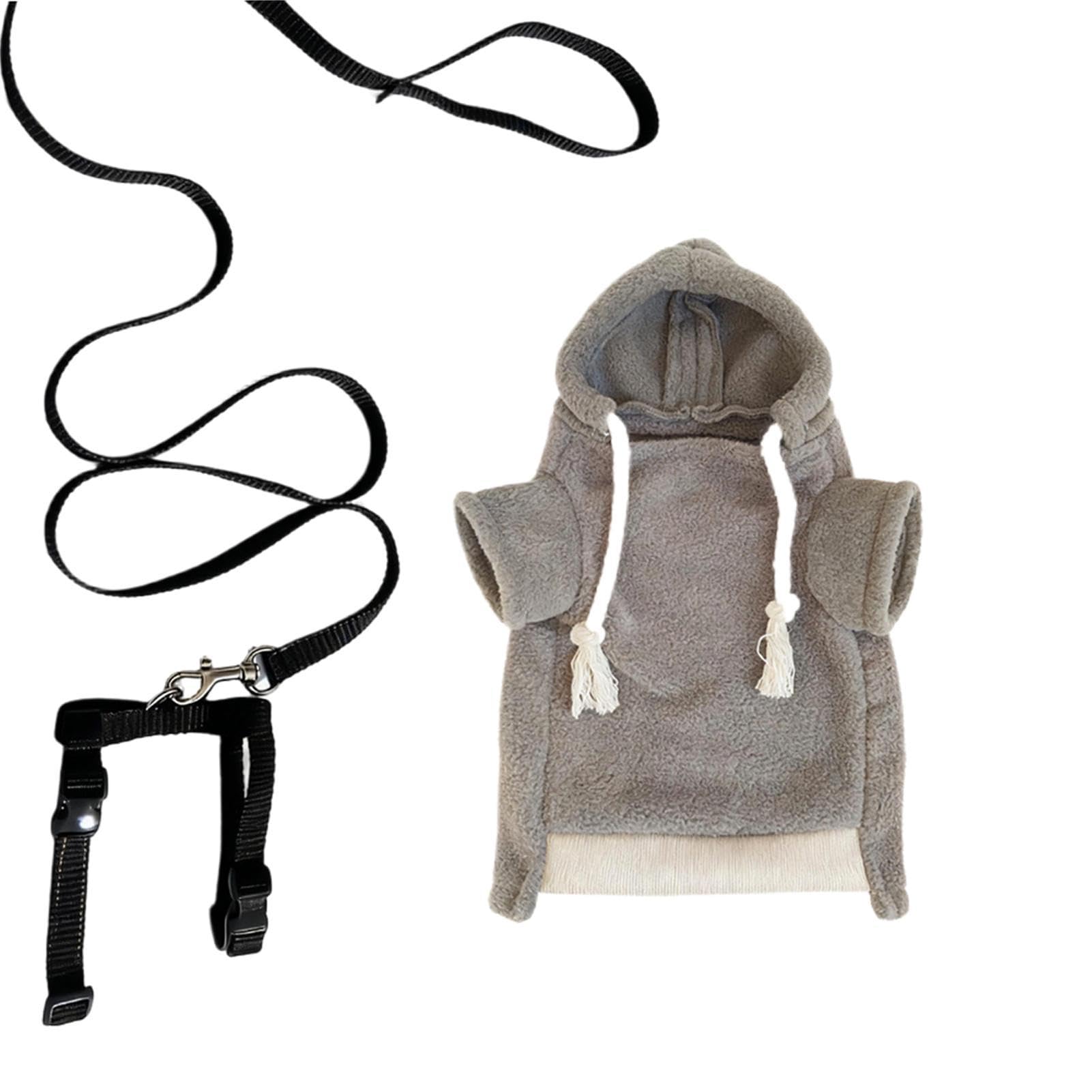 Pet Ferret Hoodie – Adjustable and Comfortable Hoodie | Ferret Harness Set – for Small Animals During Outdoor Walks: Chinchillas, Rabbits, Puppies, Kittens, — image 1
