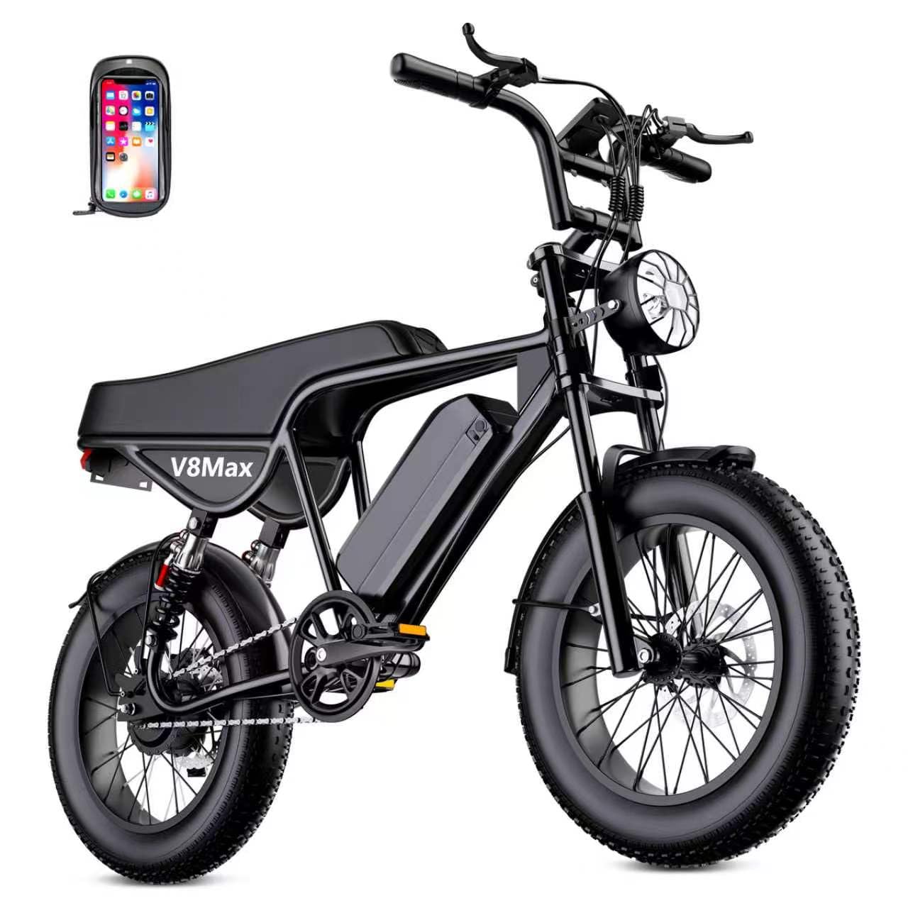 V8 MAX Electric Dirt Bike for Adults, 2500W Peak Motor, 28 MPH