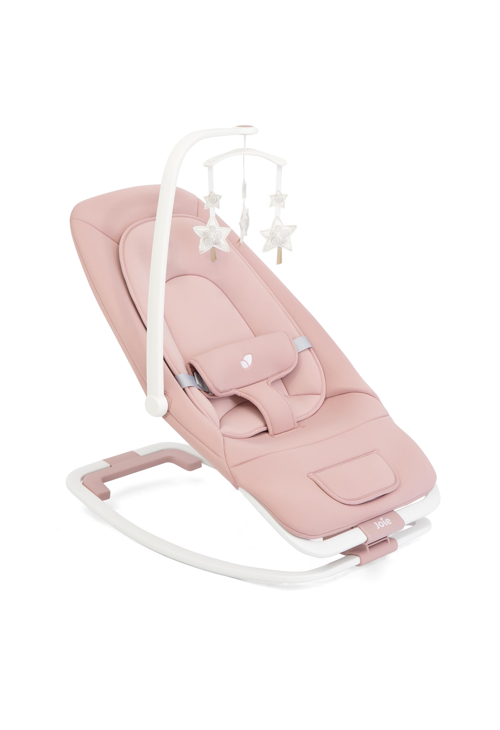 Joie dreamer™ sdraietta, chiusura piatta compatta, vibrazione a 2 velocità, 3 livelli di reclinazione, barra giochi rimovibile – dalla nascita ai 3 anni (0–15 kg), colore Lola