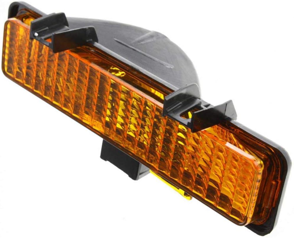 Evan Fischer Turn Signal Light Set Compatible with 1983-1994 GMC Jimmy, Fits 1983-1994 Chevrolet S10 Blazer, Fits 1991-1994 Oldsmobile Bravada Front Mounted on Bumper GM2521109, GM2520109