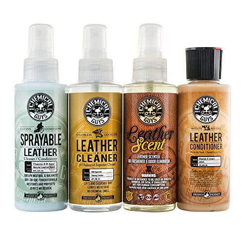 Chemical Guys HO_L117 Leather Lovers Sample Kit (4 Items)