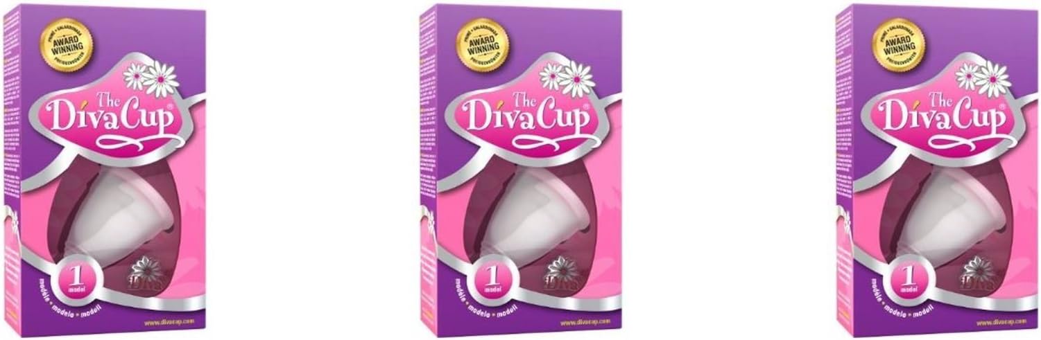 (3 PACK) - Diva Cup The Diva Cup - Model 1 | inleSingle | 3 PACK - SUPER SAVER - SAVE MONEY