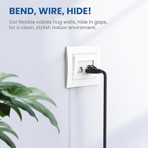 Miniatura 6 de Ultra Clarity Cables Cable Ethernet Cat6 (3 pies) LAN, UTP Cat 6 RJ45, red, parche, cable de Internet, paquete de 20 (3 pies)