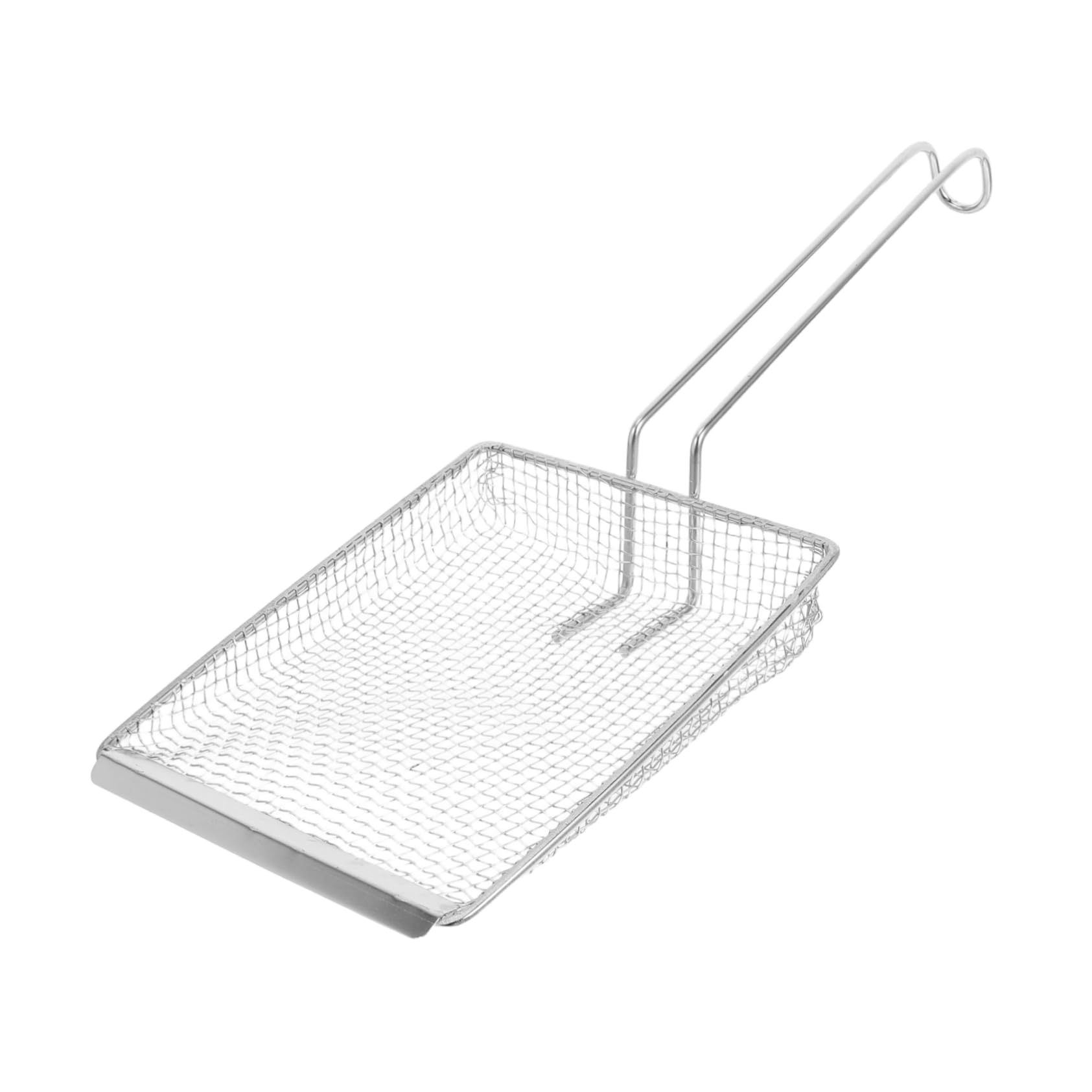 Mipcase French Fry Skimmer Strainer Spoon Durable Stainless Steel Cooking Spider for Oil Filtration Ergonomic Handle for Comfortable Use Kitchen Tool for Frying and Cooking