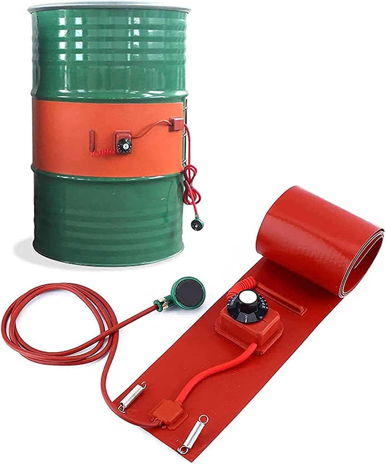 Metal Oil Drum Heater 200L/55 Gallon Silicone Heater, 1/2KW