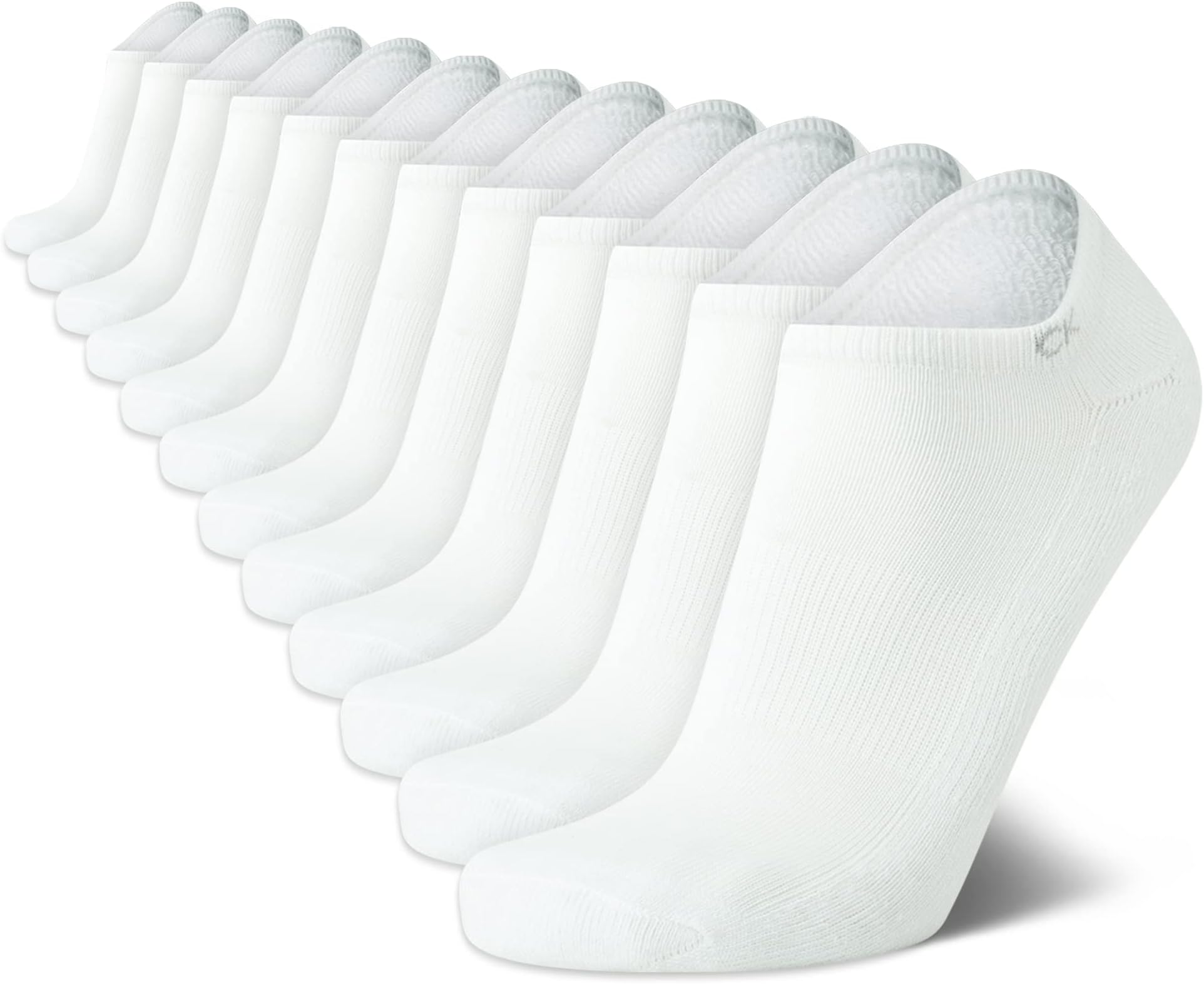 Men's No Show Socks (12-Pack)