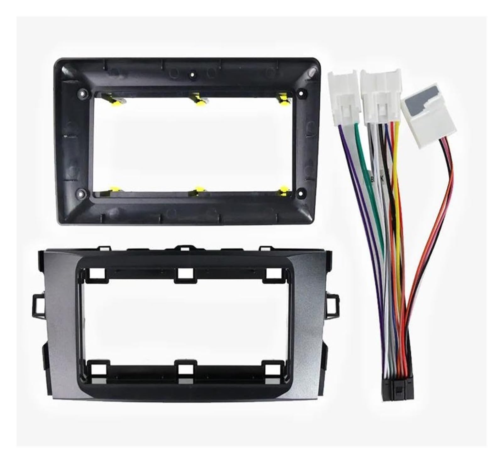 Radioblende Für Toyota Für Auris E150 2006-2011 Auto Radio Fascia Rahmen 2Din GPS DVD Stereo Panel Armaturenbrett Montieren Installation Zierleiste
