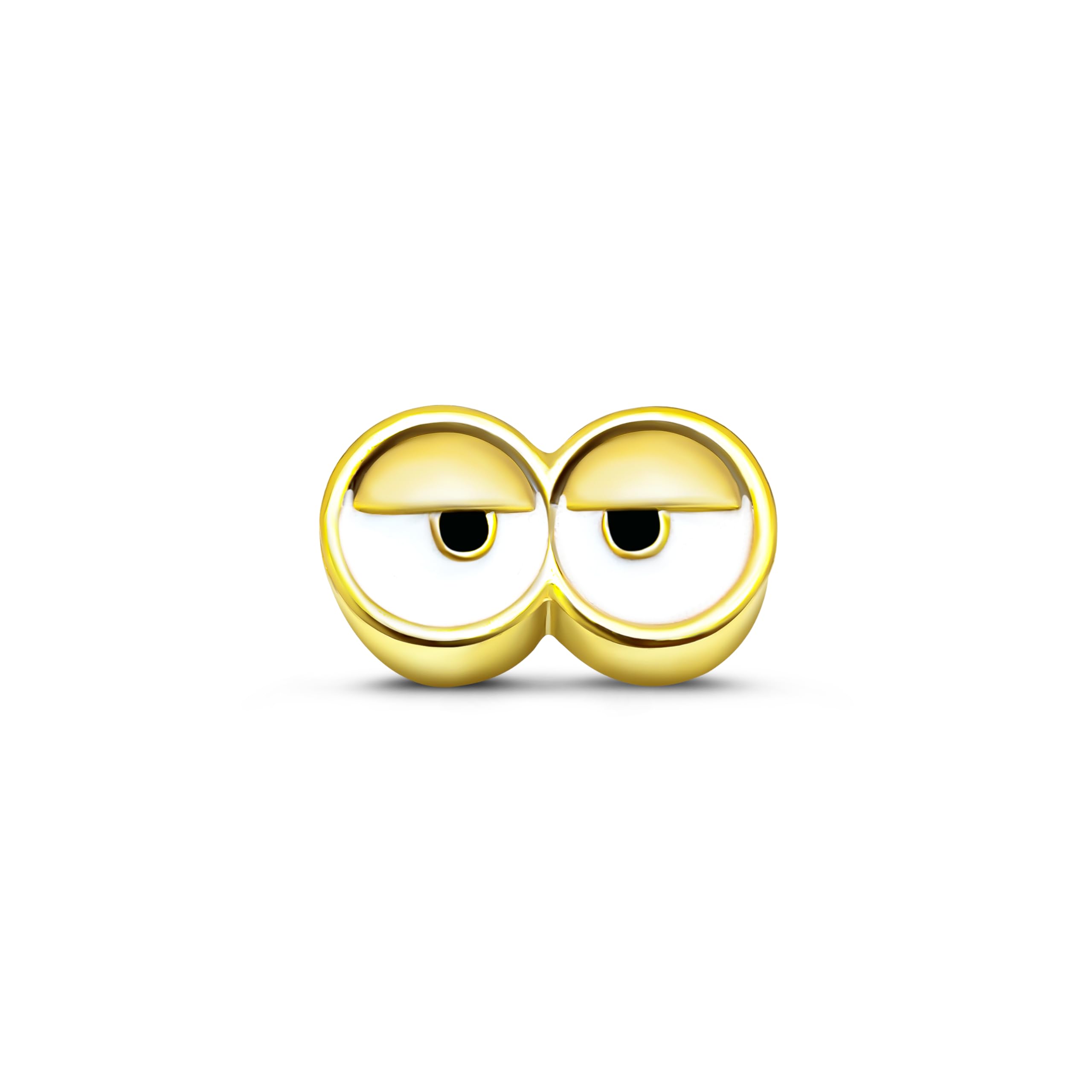 925 Sterling Silver Minion Eyes Charm | Gifts for Girls and Women | 6 Months Warranty | Unique Jewellery-image-32