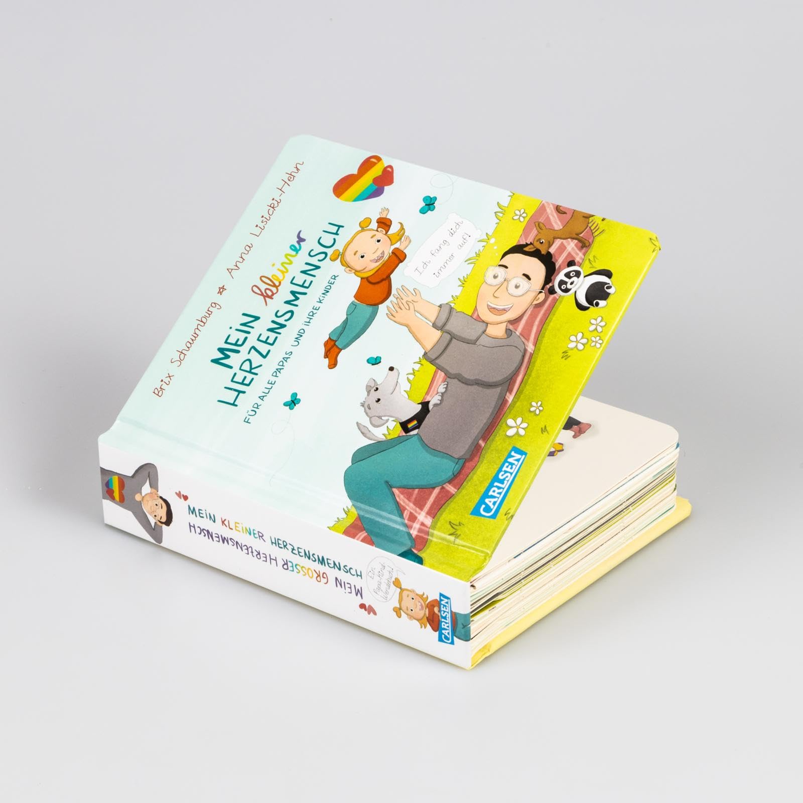 Mein kleiner großer Herzensmensch: Für alle Papas und ihre Kinder | Vielfältiges Pappbilderbuch ab 2 Jahren über eine Vater-Tochter-Beziehung