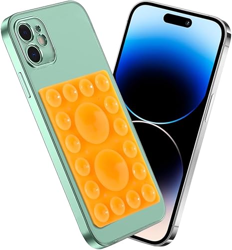 Miniatura 22 de Soporte de silicona con succión para teléfono, accesorio adhesivo de silicona para iPhone y Android, soporte para teléfono de ducha con espejo manos