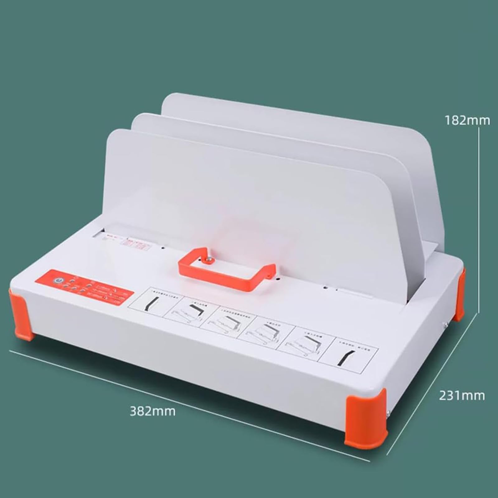 Raccoglitore termico resistente, capacità di 500 fogli per rapporti, contratti e fatture, include 50 buste bianche in PVC