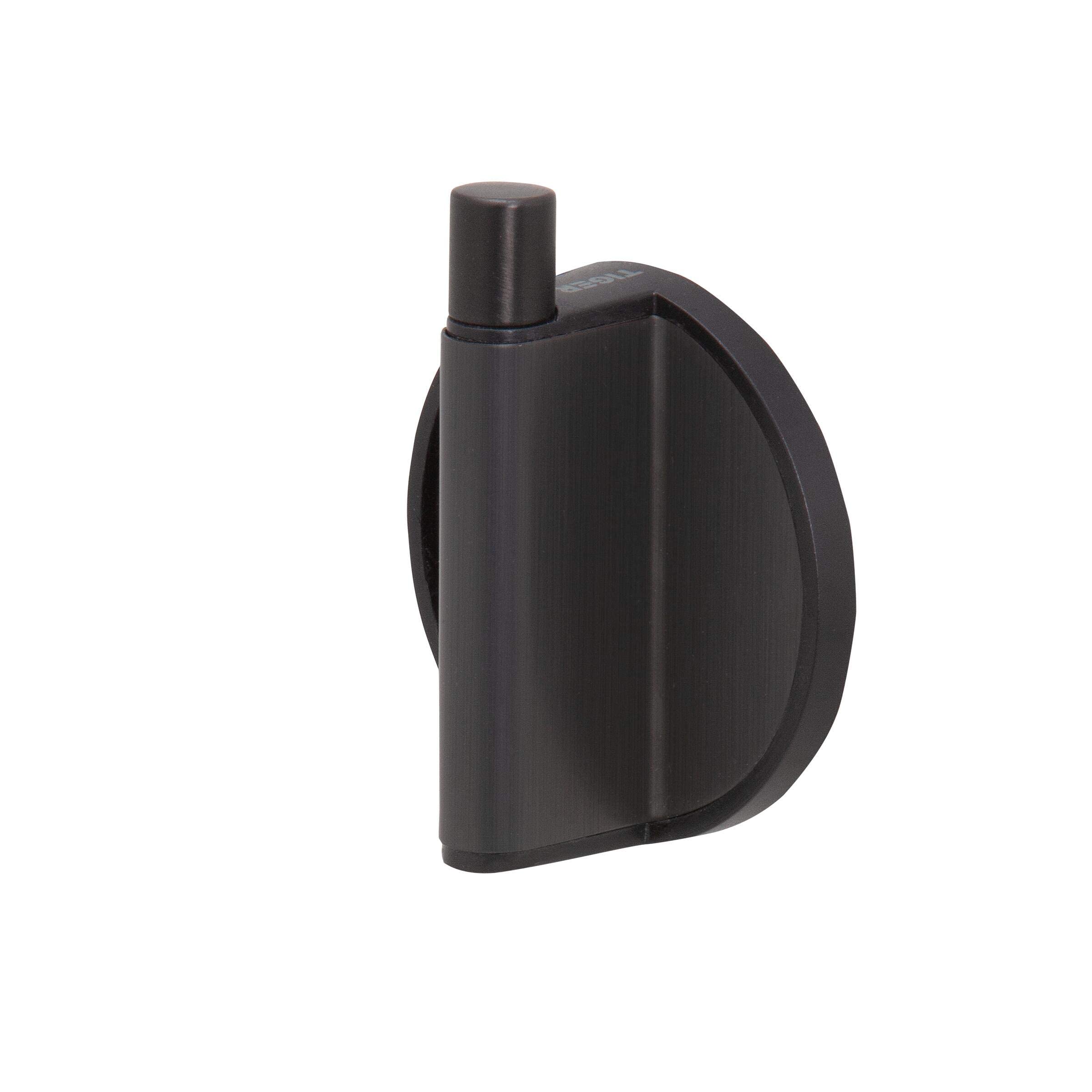 Tiger Black Tune, Towel Hook Brushed Metal /, 25X54x65mm