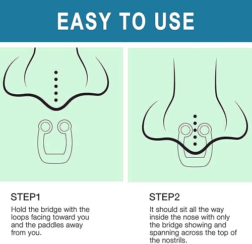 Miniatura 3 de Tapón para ronquidos dispositivos antironquidos clip de nariz antironquidos ayuda para respirar de halación para detener los ronquidos tapón