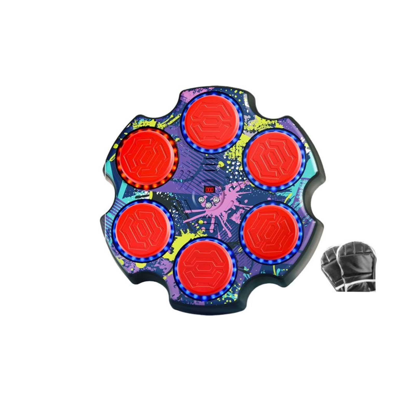 Wall-Mounted Boxing Target Digital Display Boxing Target Rubber Striking Face Wall-Attached Punching Pad Colorful-image-9