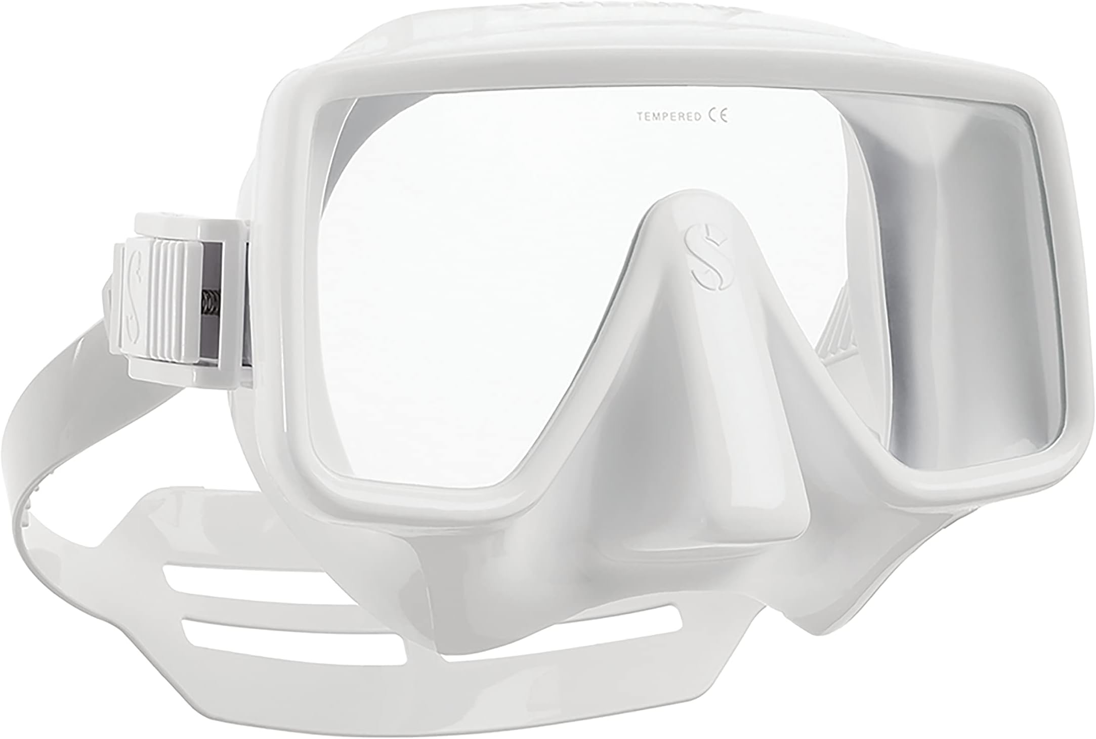 Frameless Dive Mask, White