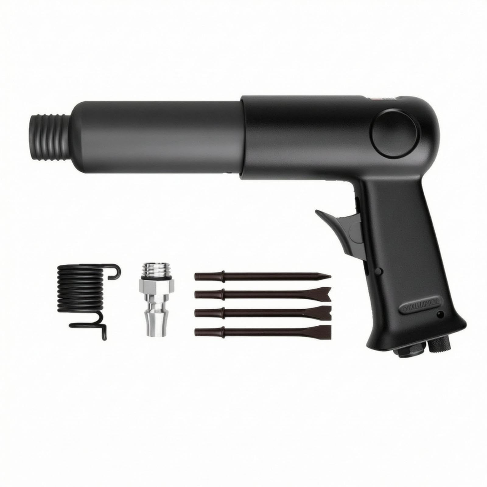Pneumatic Air Industrial Air with Carving Heads Heavy-D | Pneumatic Air Industrial with Carving Heads Heavy-Duty Chipping Tool for Professionals Rust Removal Concrete Breaking Alloy-image-1