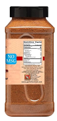Miniatura 2 de Garlic Festival Foods California Cajun Ajo Condimento Grande 1lb. 4oz.