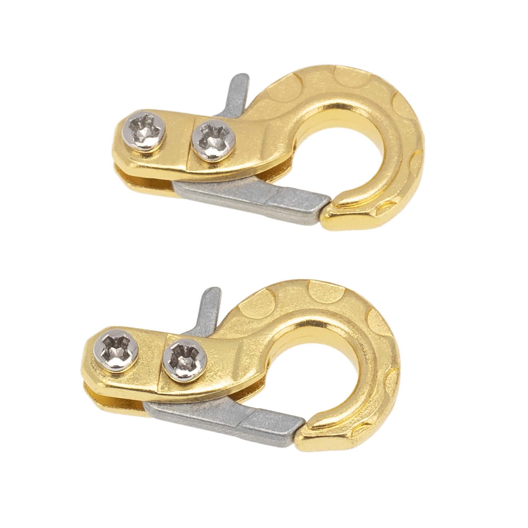 KEEDA RC Crawler Metal Winch Hooks, Trailer Towing Hook Accessories for 1/10 RC Car Axial SCX10 Tamiya RC4WD D90 D110 TF2 TRX4 (Gold) โ image 1