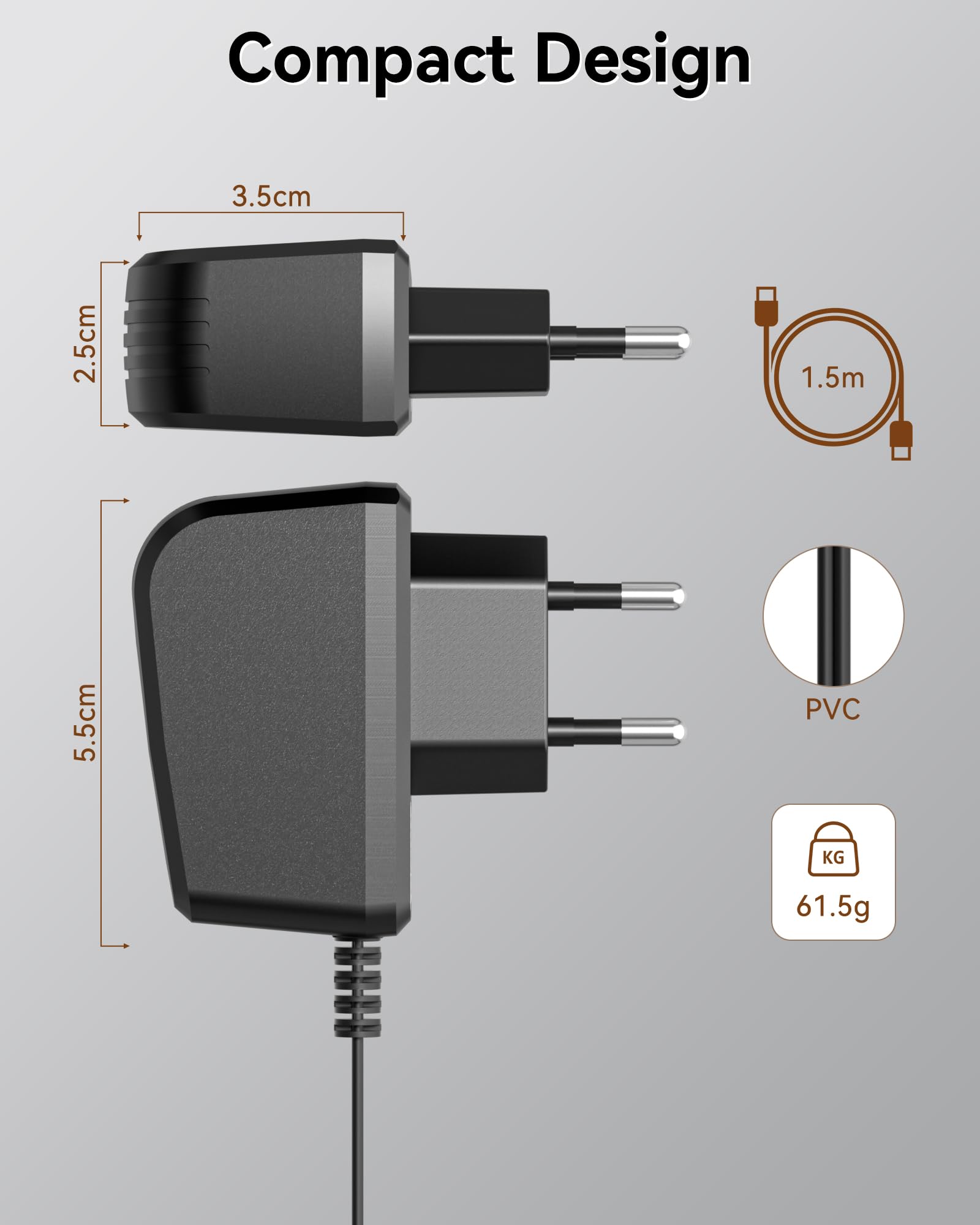 12V0.4A Braun Series 5 8 7 6 9 3 1 ładowarka Silk epil 5 7 9 adapter sieciowy typ 5544 5542 492 Braun S3 S6 S7 S8 S5 S9 S1 Golarka elektryczna Ricary Zasilacz