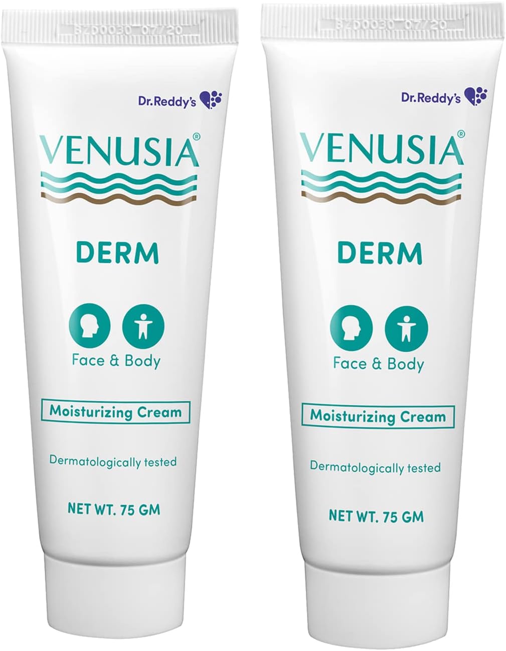 Dr. Reddy'S Derm Moisturizing Cream | 24-Hour Intense Hydration | Skin Barrier Repair | For Dry To Very Dry Skin | 4 Natural Butters | Hypoallergenic | 75G Pack Of 2