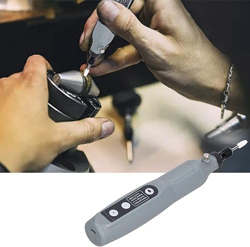 Miniatura 4 de Mini taladro eléctrico para amoladora, herramienta de 5 niveles de velocidad 202 ajustable para grabado, limpieza, pulido, pintura, corte, pulido