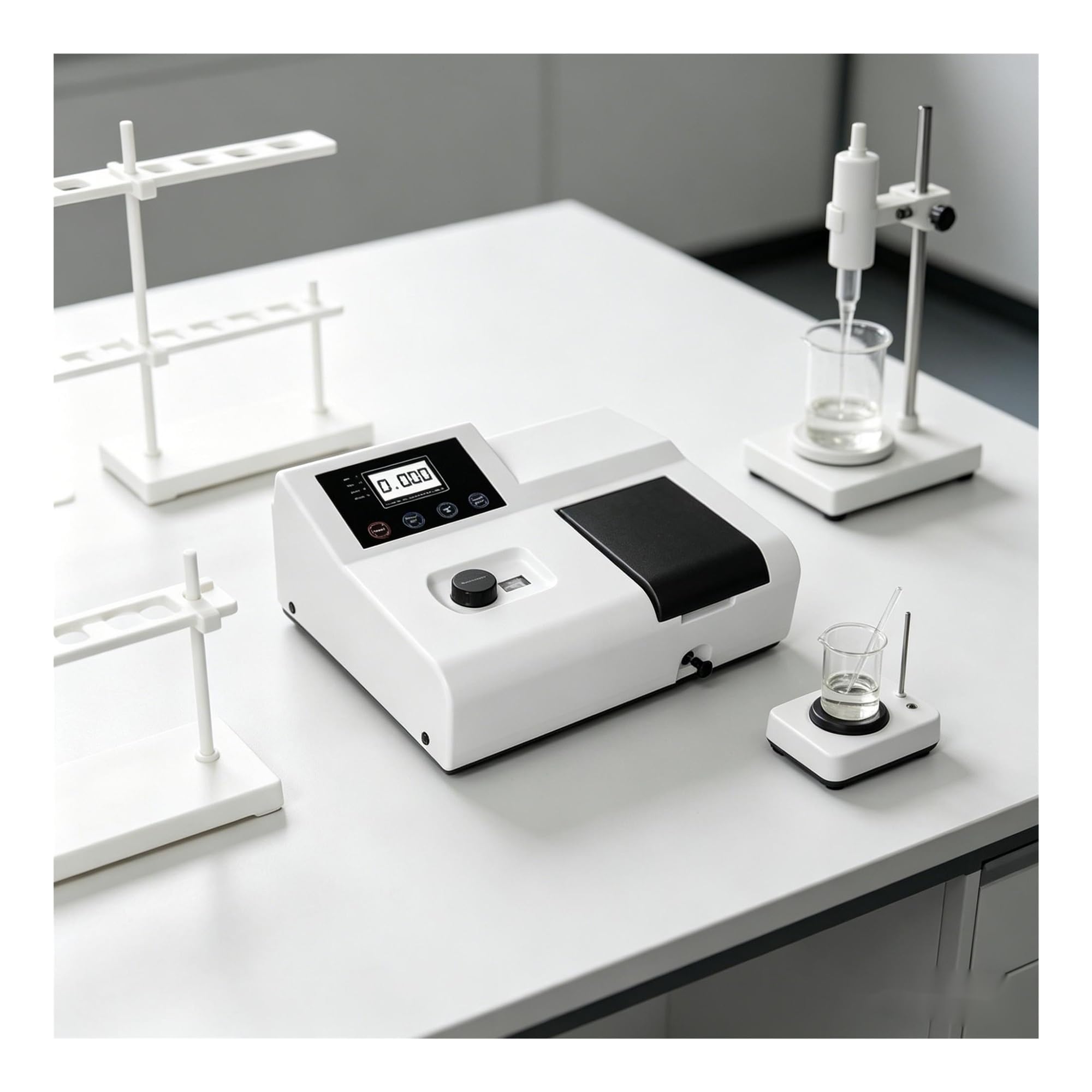 Colorímetros, Espectrofotómetro 721 Instrumento De Laboratorio Alta Precisión