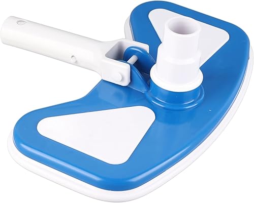 KIMISS 12 Piscina y Blanco Succión de Vacío Cabeza de Piscina Cabeza Cepillo Herramientas Vacío Piscina Curvo Azul