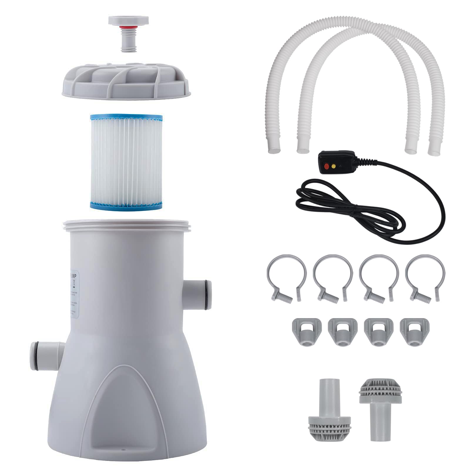 Photo 1 of Pool Pump Filter 800 GPH, Pool Filters for Above Ground Pool Filter, Cartridge for Inflatable Swimming Pools, for 800 Gallon Easy Set Pool Filter Pump
