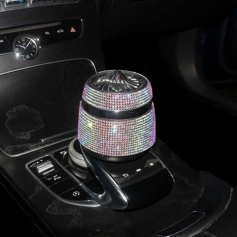 POSACENERE UNIVERSALE PER AUTO LED LUCE PORTATILE ANTIVENTO PLASTICA