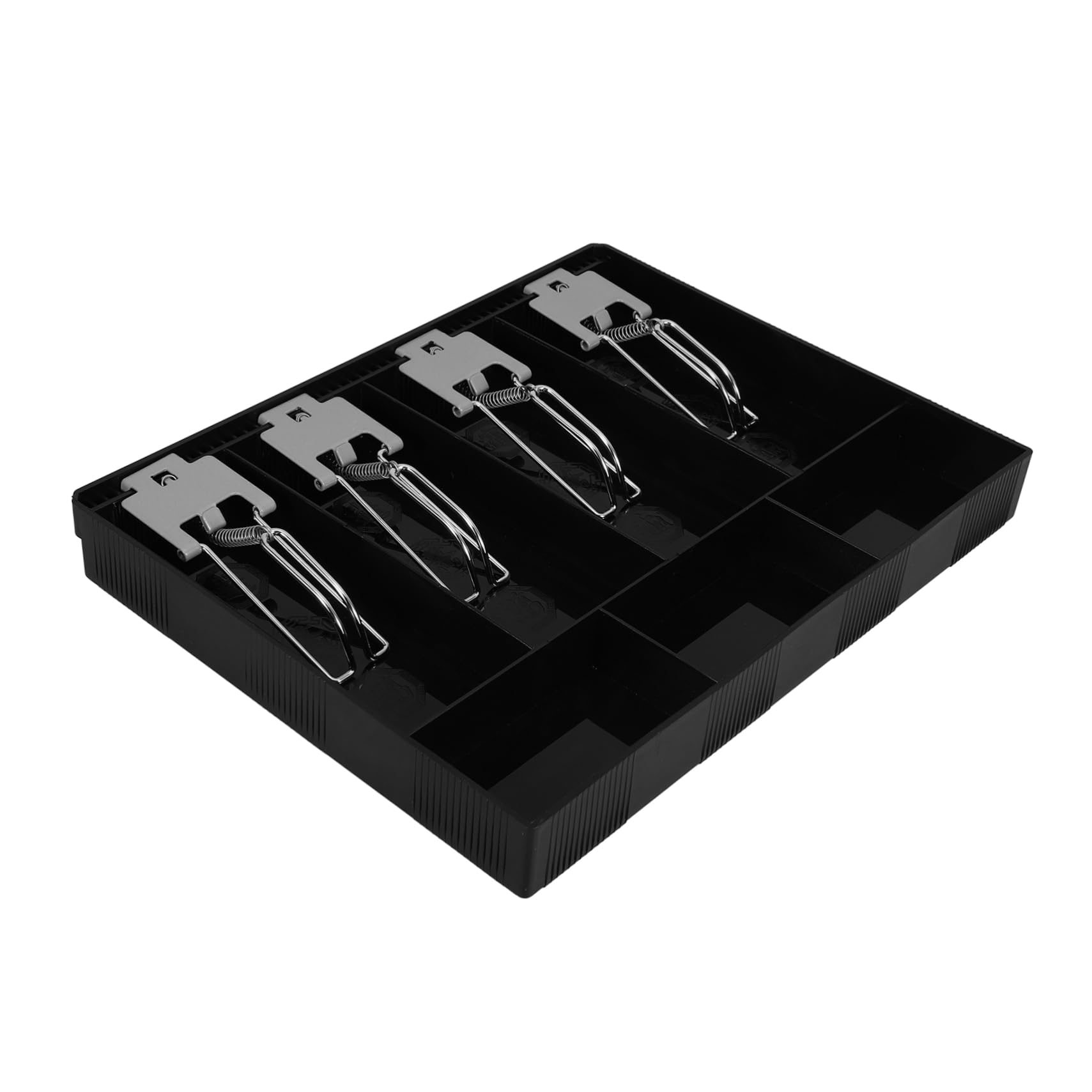 Kassenschale Mit Mehreren Fächern Aus Kunststoff Geldschale Mit Eisenclip Für Kassenschublade Münzschale Und Geldaufbewahrungsständer Praktisch Für Supermärkte Und Convenience