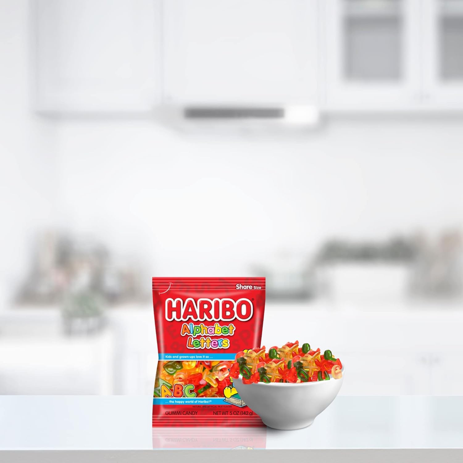 Buy Haribo Alphabet Letters Gummy Candies, Letter Shaped Fruit Flavored