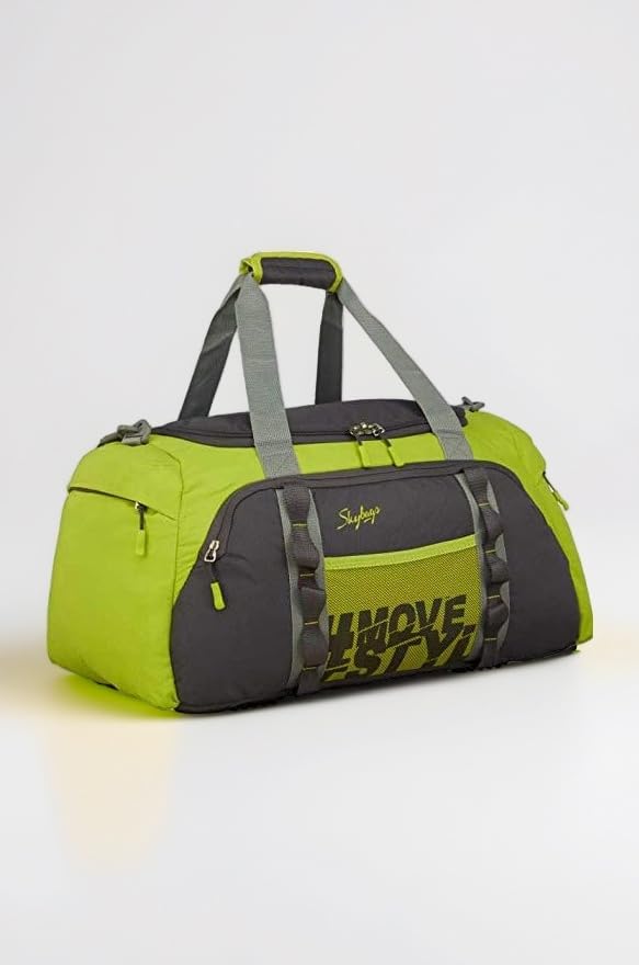 Hustle DF 55 Polyester carry on luggage Duffle Luggage (Green)