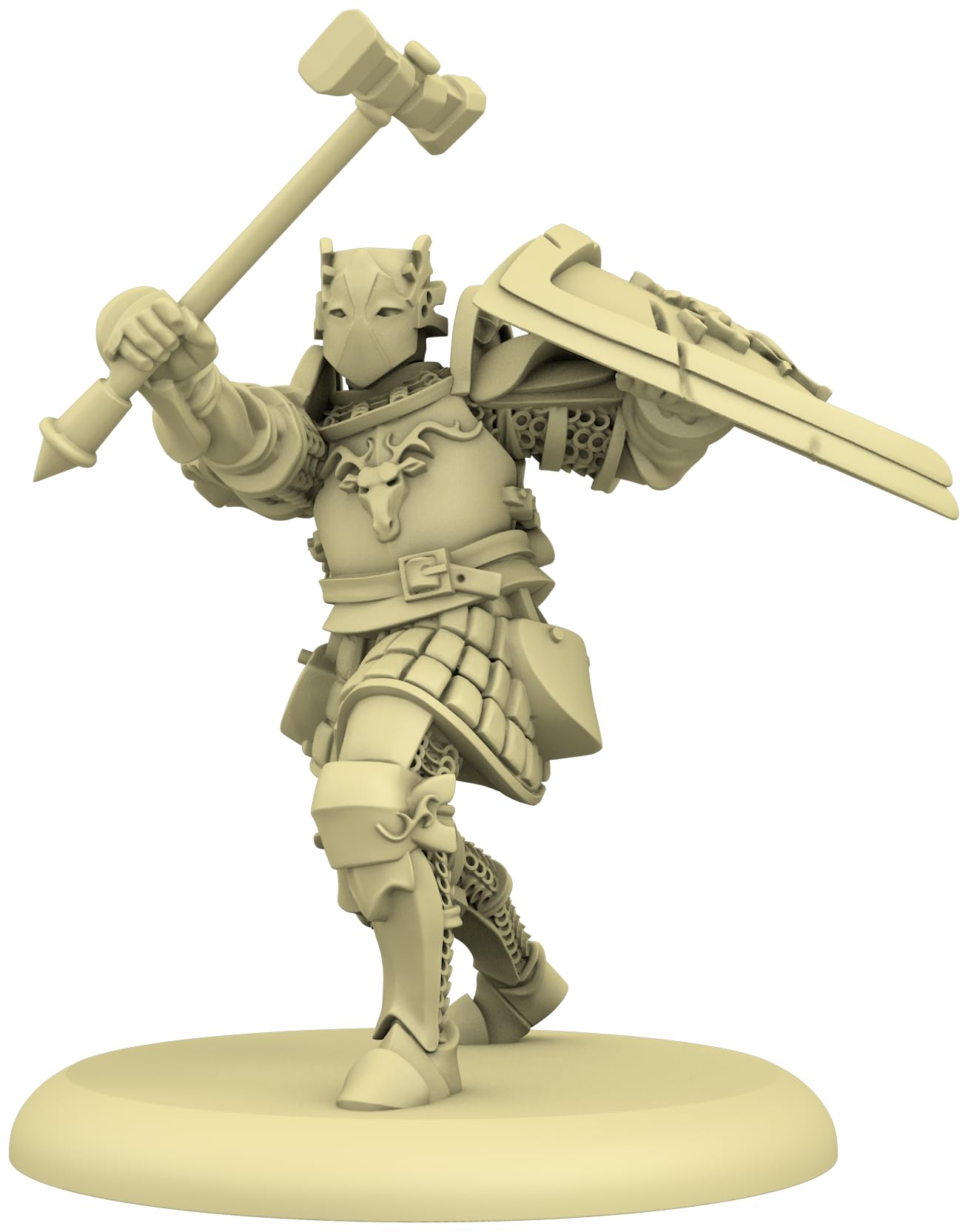 CMON A Song Of Ice And Fire Tabletop – Baratheon Halberdiers Unit Box, Strategiespiel Ab 14 Jahre