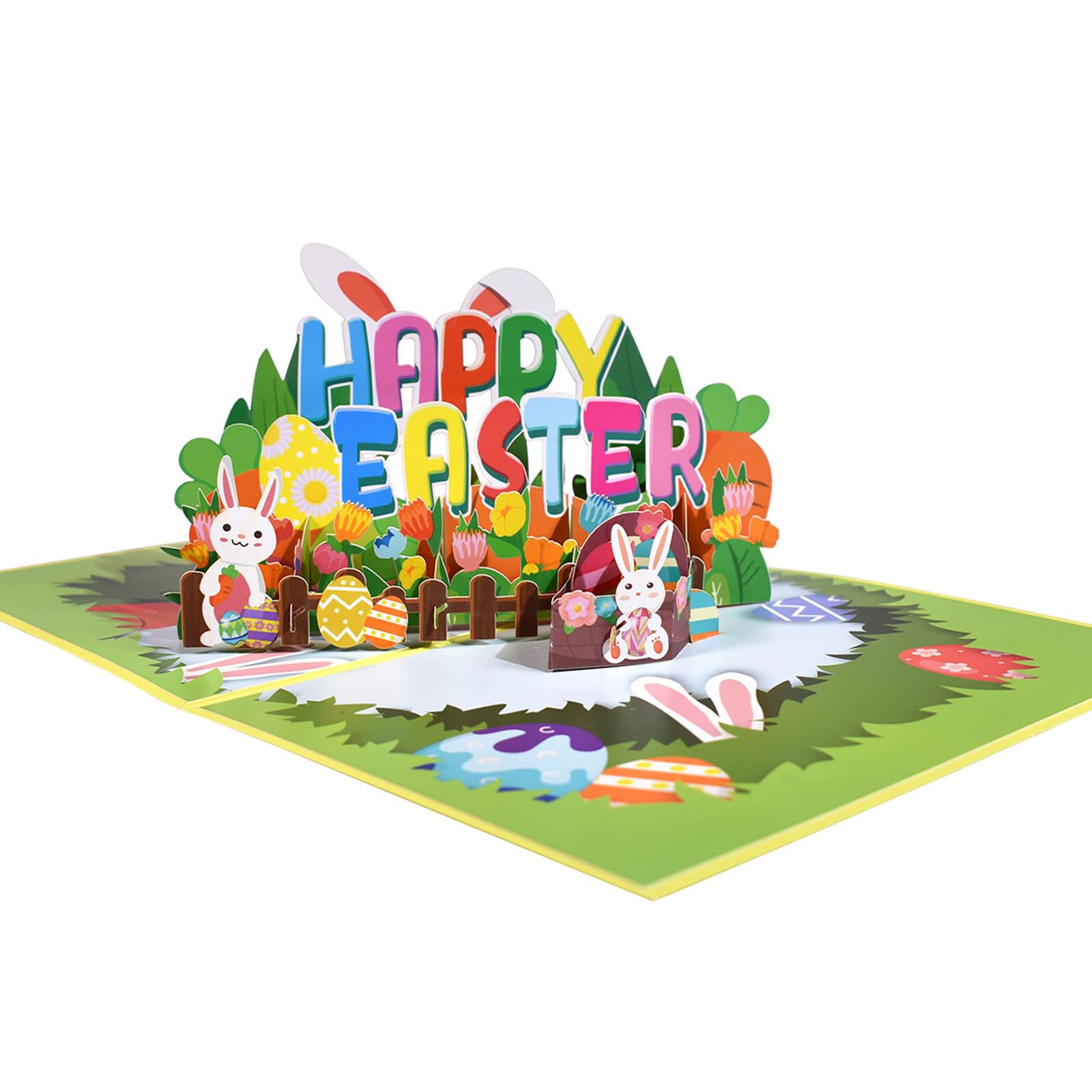 Biglietto di auguri di Pasqua pop-up 3D con busta, regalo