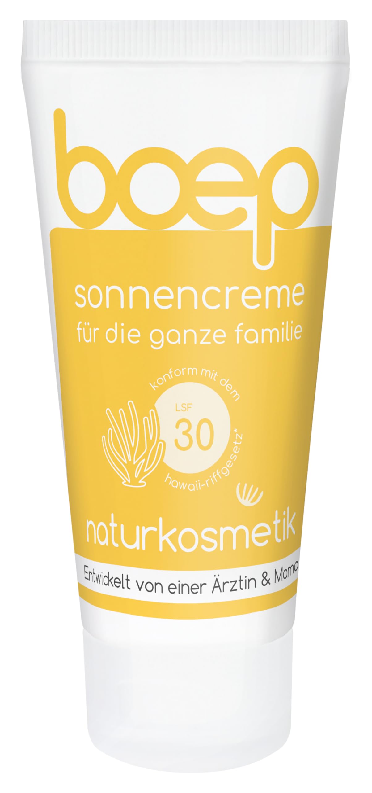 boep Sonnencreme LSF30 | Mineralischer Sonnenschutz für Babys, Kinder & Erwachsene | Mit Zinkoxid & ohne chemische UV-Filter, ohne Phthalate & ohne DHHB | Vegane Naturkosmetik in Reisegröße (40ml)