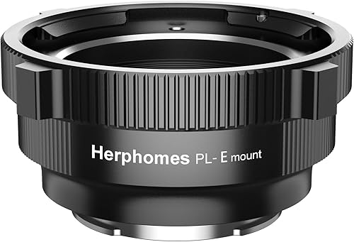 Miniatura 3 de PL-EOS R Adaptador de montaje de lente para cámaras PL a Canon EFR: cámaras EOS R, RF, R5, R6, R7, etc., con una tapa de metal trasera y una tapa