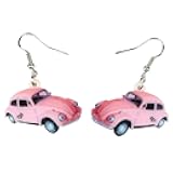 Acrylic Novelty Beetle Car Earrings Camper Truck Dangle For Women Fashion Car Accessories Jewelry Charm Gift