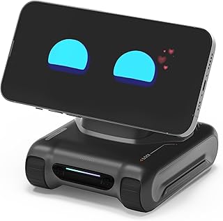 LOOI Robot-Space Black – AI Desktop Robot Companion,ChatGPT Voice Interaction,Visual Understanding,Personality&Memory,10W ...