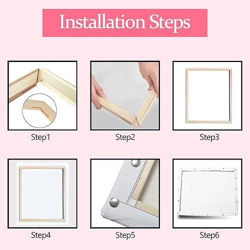 Miniatura 7 de Pintura por números, kit de pintura al óleo de lienzo para niños y adultos, pintura al óleo acrílica de 16 x 20 pulgadas sobre lienzo, letrero de